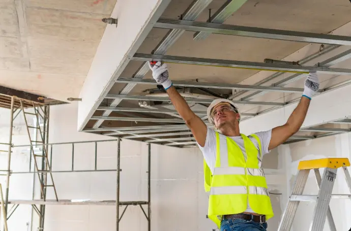 Création de plafonds suspendus ou faux plafonds